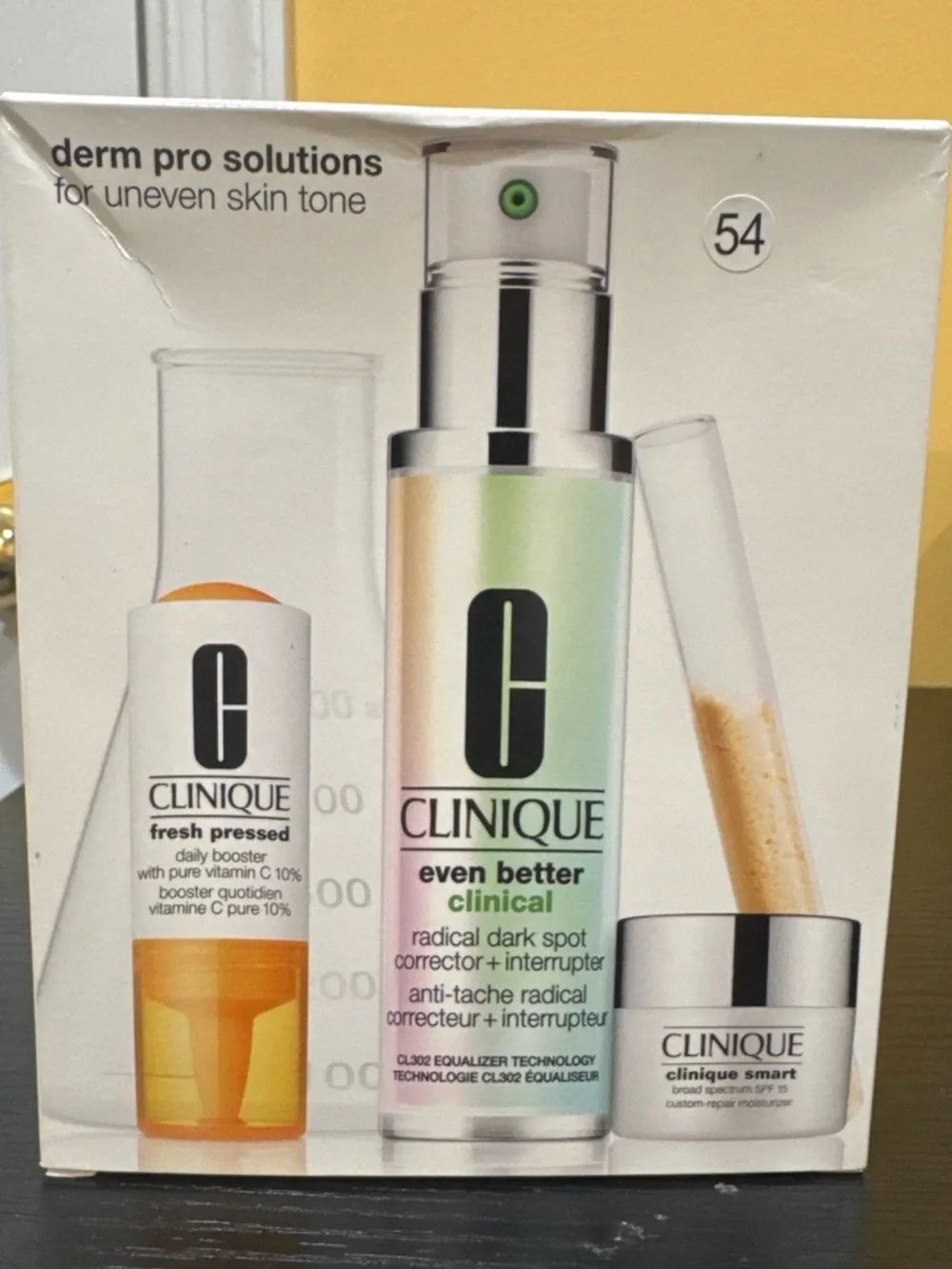 Clinique Derm Pro Solutions for Uneven Skin Tone gift set. BNIB retails at $120